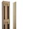 Ekena Millwork Rough Cedar Faux Wood Non-Tapered Square Column Wrap w/ Standard Capital & Base, 6"W x 20'H COLURC06X240STUF - alternate 3
